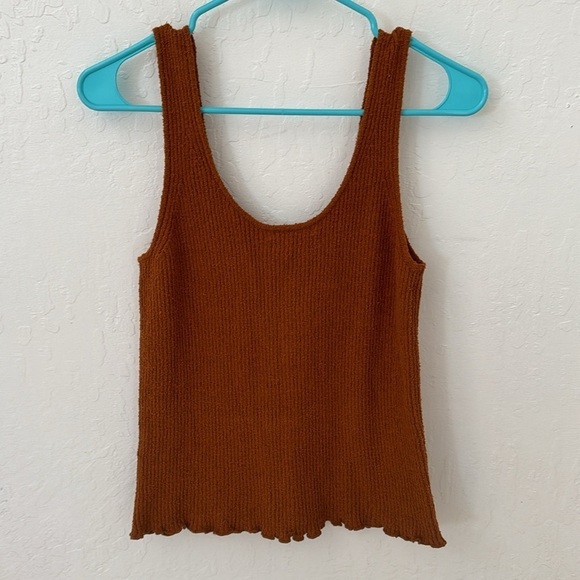 Madewell Kingston Button Front Texture Thread Sweater Tank XS - Picture 6 of 8